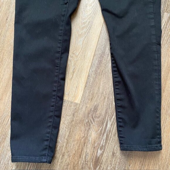 Madewell Women’s Curvy High-Rise Skinny Jeans Size 31 Black Wash Stretch Denim - Picture 2 of 12